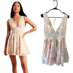 Abercrombie & Fitch Flirty Drama Mini Dress NEW